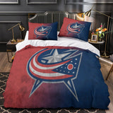 Load image into Gallery viewer, Columbus Blue Jackets Bedding Set Quilt Duvet Cover Without Filler