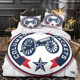 Load image into Gallery viewer, Columbus Blue Jackets Bedding Set Quilt Duvet Cover Without Filler