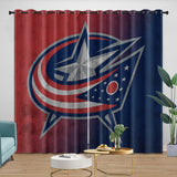 Charger l'image dans la visionneuse de la galerie, Columbus Blue Jackets Curtains Blackout Window Drapes Room Decoration