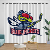 Charger l'image dans la visionneuse de la galerie, Columbus Blue Jackets Curtains Blackout Window Drapes Room Decoration