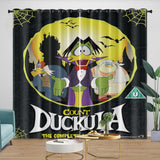 Charger l'image dans la visionneuse de la galerie, Count Duckula Curtains Pattern Blackout Window Drapes