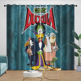 Charger l'image dans la visionneuse de la galerie, Count Duckula Curtains Pattern Blackout Window Drapes