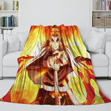 Load image into Gallery viewer, Demon Slayer Kimetsu no Yaiba Blanket Flannel Throw Room Decoration