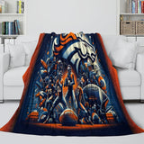 Laden Sie das Bild in den Galerie-Viewer, Denver Broncos Decke Flanell Fleece Überwurf Raumdekoration