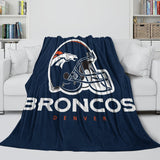 Laden Sie das Bild in den Galerie-Viewer, Denver Broncos Decke Flanell Fleece Überwurf Raumdekoration