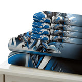 Carica l&#39;immagine nel visualizzatore Galleria, Detroit Lions Bedding Set Duvet Cover Without Filler