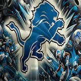 Carica l&#39;immagine nel visualizzatore Galleria, Detroit Lions Bedding Set Duvet Cover Without Filler