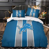 Carica l&#39;immagine nel visualizzatore Galleria, Detroit Lions Bedding Set Duvet Cover Without Filler