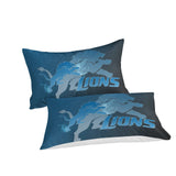 Carica l&#39;immagine nel visualizzatore Galleria, Detroit Lions Bedding Set Duvet Cover Without Filler