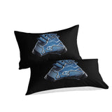 Carica l&#39;immagine nel visualizzatore Galleria, Detroit Lions Bedding Set Duvet Cover Without Filler