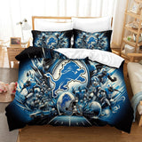 Load image into Gallery viewer, Detroit Lions Duvet Cover Kids Room Bedding Set Without Filler