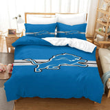 Load image into Gallery viewer, Detroit Lions Duvet Cover Kids Room Bedding Set Without Filler