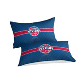 Carica l&#39;immagine nel visualizzatore Galleria, Detroit Pistons Bedding Set Duvet Cover Without Filler