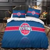 Carica l&#39;immagine nel visualizzatore Galleria, Detroit Pistons Bedding Set Duvet Cover Without Filler