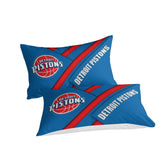 Carica l&#39;immagine nel visualizzatore Galleria, Detroit Pistons Bedding Set Duvet Cover Without Filler