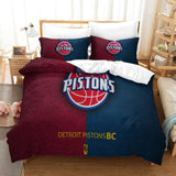 Carica l&#39;immagine nel visualizzatore Galleria, Detroit Pistons Bedding Set Duvet Cover Without Filler