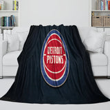 Carica l'immagine nel visualizzatore Galleria, Detroit Pistons Blanket Flannel Fleece Throw Room Decoration