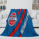 Carica l'immagine nel visualizzatore Galleria, Detroit Pistons Blanket Flannel Fleece Throw Room Decoration