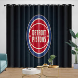 Load image into Gallery viewer, Detroit Pistons Curtains Blackout Window Drapes Room Decoration