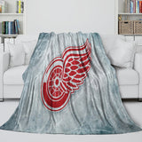 Load image into Gallery viewer, Detroit Red Wings Blanket Flannel Throw Kids Room Decoration