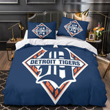 Laden Sie das Bild in den Galerie-Viewer, Detroit Tigers Bedding Set Quilt Cover Without Filler