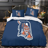 Laden Sie das Bild in den Galerie-Viewer, Detroit Tigers Bedding Set Quilt Cover Without Filler