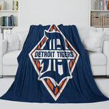 Laden Sie das Bild in den Galerie-Viewer, Detroit Tigers Blanket Flannel Throw Room Decoration