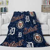 Laden Sie das Bild in den Galerie-Viewer, Detroit Tigers Blanket Flannel Throw Room Decoration