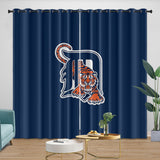 Load image into Gallery viewer, Detroit Tigers Curtains Blackout Window Drapes Room Decoration