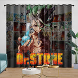 Load image into Gallery viewer, Dr Stone Hd Anime Curtains Blackout Window Drapes