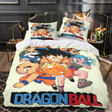 Laden Sie das Bild in den Galerie-Viewer, Dragon Ball Bettwäsche-Set für Kinder, Steppdecke, Bettbezug ohne Füllstoff