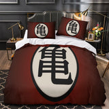 Laden Sie das Bild in den Galerie-Viewer, Dragon Ball Duvet Cover Kids Room Bedding Set Without Filler