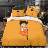 Laden Sie das Bild in den Galerie-Viewer, Dragon Ball Duvet Cover Kids Room Bedding Set Without Filler