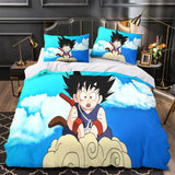 Laden Sie das Bild in den Galerie-Viewer, Dragon Ball Duvet Cover Kids Room Bedding Set Without Filler