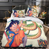 Laden Sie das Bild in den Galerie-Viewer, Dragon Ball Duvet Cover Kids Room Bedding Set Without Filler