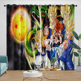 Charger l&#39;image dans la visionneuse de la galerie, Dragon Ball GT Curtains Blackout Window Drapes Room Decoration