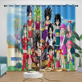 Charger l&#39;image dans la visionneuse de la galerie, Dragon Ball GT Curtains Blackout Window Drapes Room Decoration