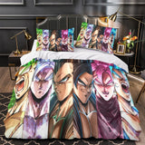 Laden Sie das Bild in den Galerie-Viewer, Dragon Ball Super Duvet Cover Kids Room Bedding Set Without Filler