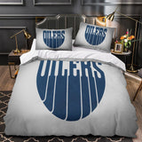 Load image into Gallery viewer, Edmonton Oilers Bedding Set Quilt Duvet Cover Without Filler