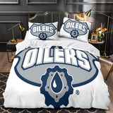 Load image into Gallery viewer, Edmonton Oilers Bedding Set Quilt Duvet Cover Without Filler