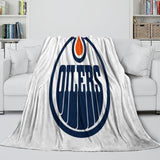 Laden Sie das Bild in den Galerie-Viewer, Edmonton Oilers Blanket Flannel Throw Kids Room Decoration