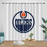Load image into Gallery viewer, Edmonton Oilers Curtains Blackout Window Drapes Room Decoration
