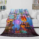 Charger l&#39;image dans la visionneuse de la galerie, Elemental Blanket Flannel Fleece Throw Room Decoration