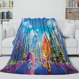 Charger l&#39;image dans la visionneuse de la galerie, Elemental Blanket Flannel Fleece Throw Room Decoration