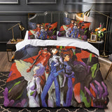 Charger l'image dans la visionneuse de la galerie, Evangelion Bedding Set Quilt Duvet Cover Without Filler