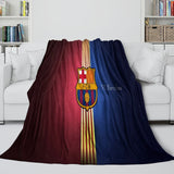 Charger l'image dans la visionneuse de la galerie, FC Barcelona Blanket Flannel Fleece Room Decoration