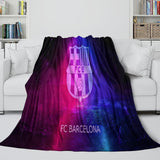 Charger l'image dans la visionneuse de la galerie, FC Barcelona Blanket Flannel Fleece Room Decoration