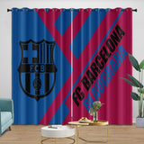 Carica l'immagine nel visualizzatore Galleria, FC Barcelona Curtains Blackout Window Drapes Kids Room Decoration