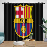 Carica l'immagine nel visualizzatore Galleria, FC Barcelona Curtains Blackout Window Drapes Kids Room Decoration