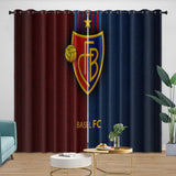 Load image into Gallery viewer, FC Basel Curtains Blackout Window Drapes Kids Room Decoration